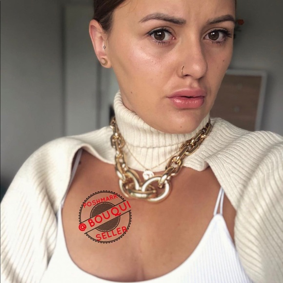 BLOGGERS FAV ZARA CUT OUT KNIT ARM WARMER SWEATER - Picture 12 of 12